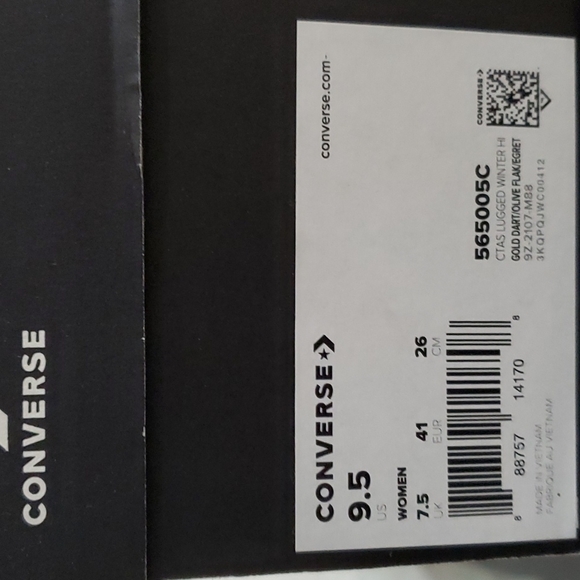 Converse CTAS LUGGED WINTER HI WOMEN'S SZ / 565005C - Picture 12 of 15